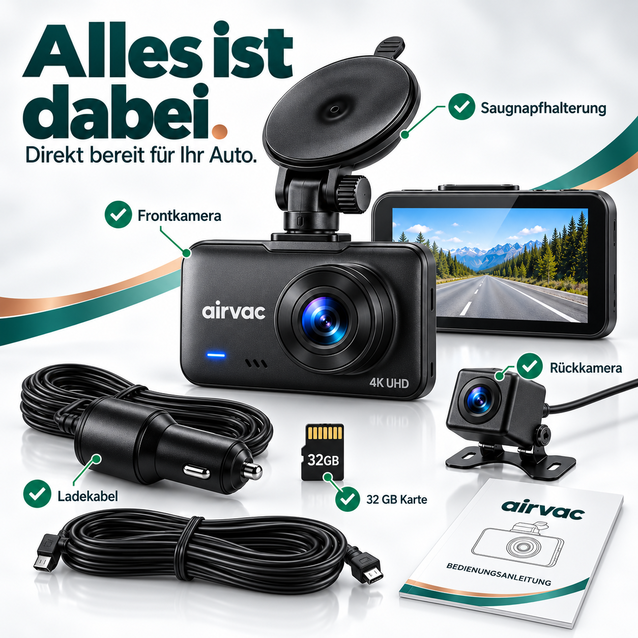 Dashcam schützt wichtige Aufnahme per G-Sensor