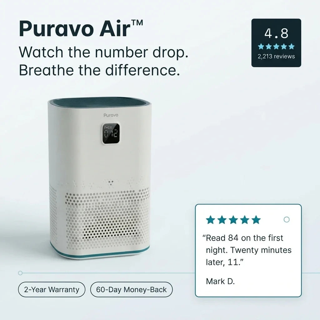Détail du Purivo.fr avec affichage de qualité de l’air